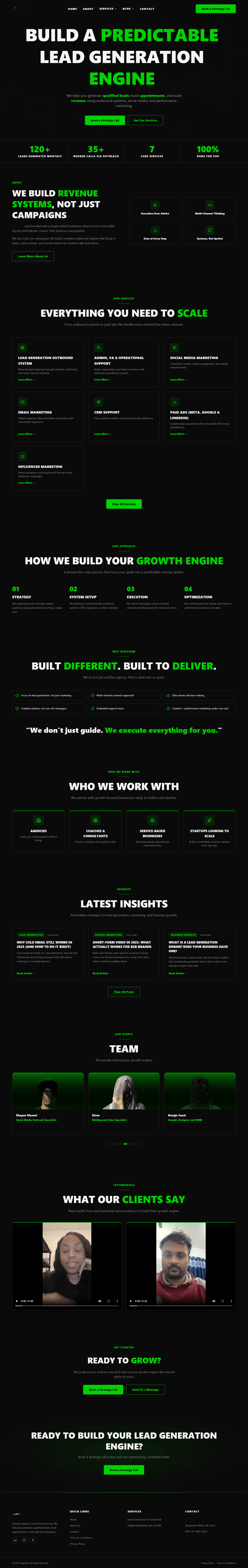 Lead-Gen Agency Landing Page